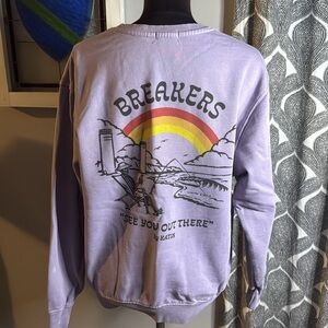 Breakers Surf Shop Katin Crew Neck Sweatshirt Dusty Purple SZ Small